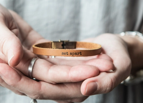 Faith Leather Bracelet Collection