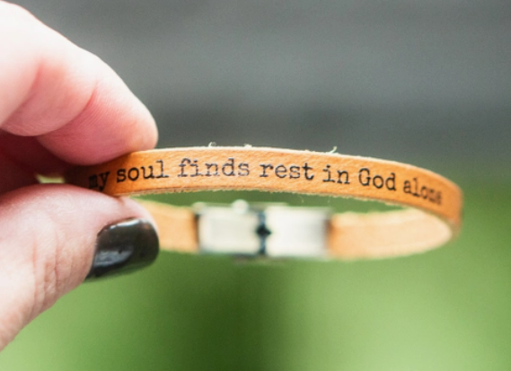 Faith Leather Bracelet Collection
