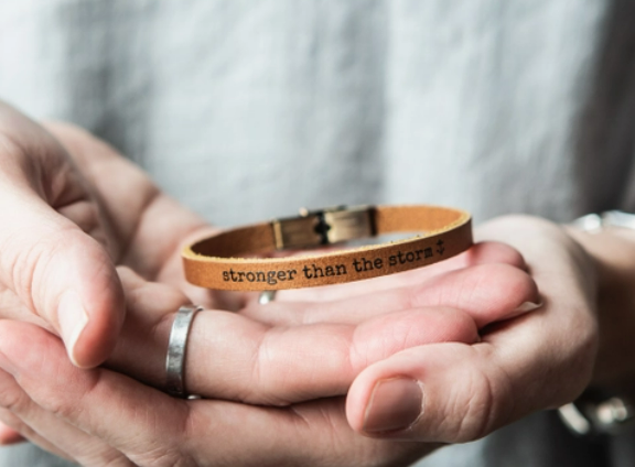 Faith Leather Bracelet Collection