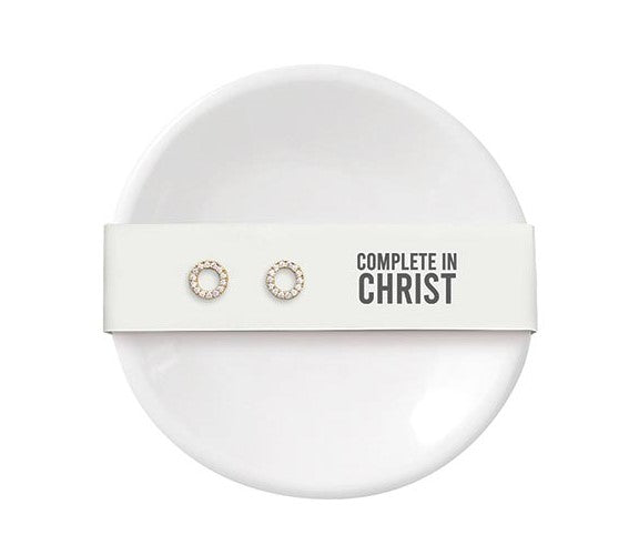 Dish and Earrings Gift Set
