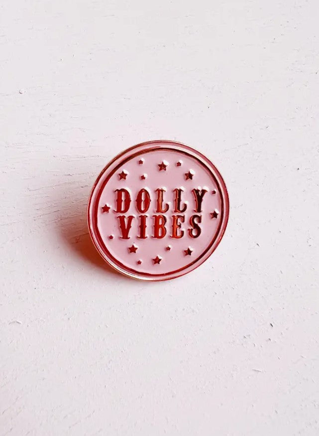 Dolly Vibes Enamel Pin