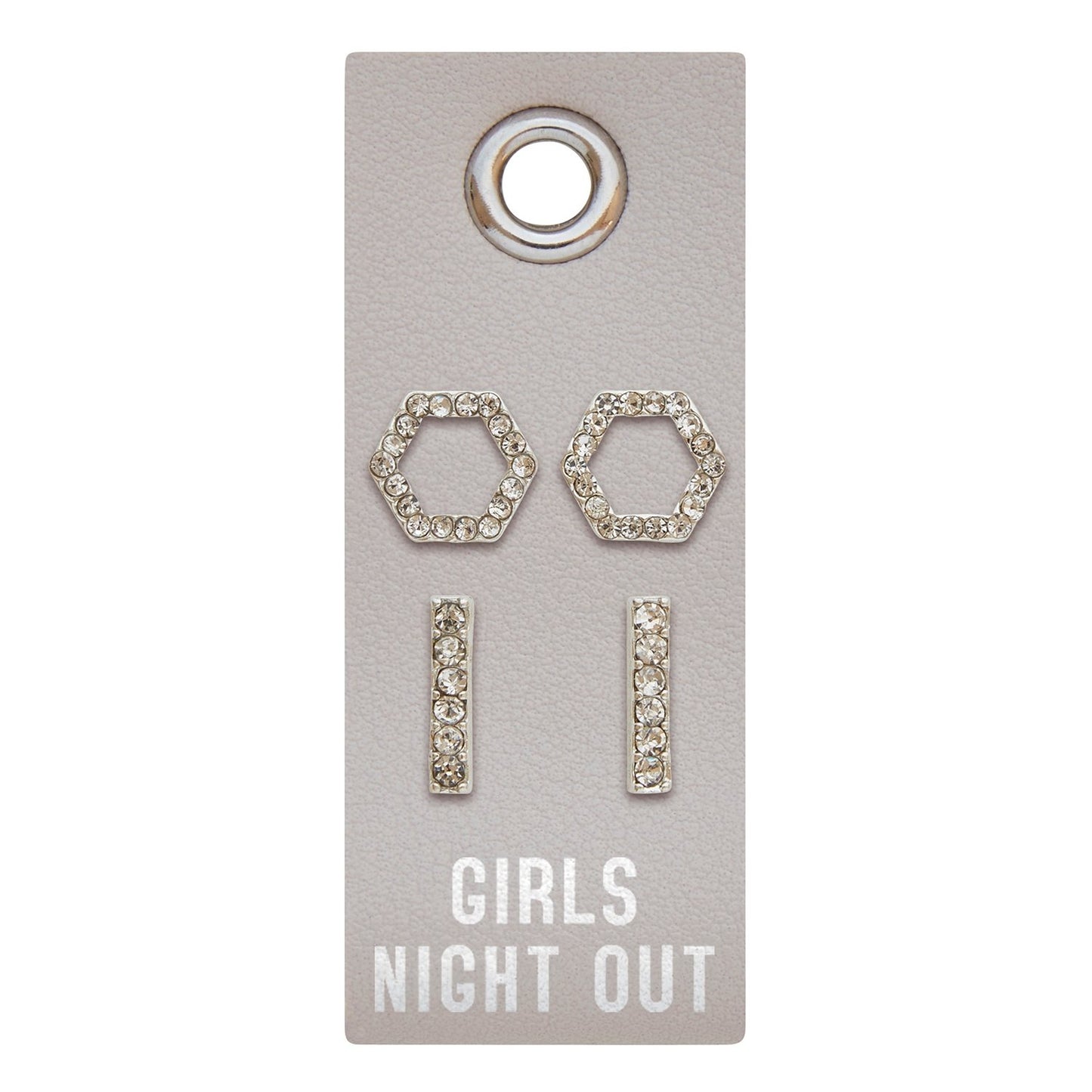 Leather Tag Earring Collection