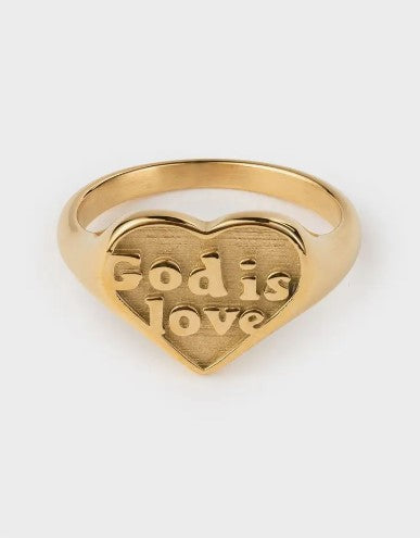 God Is Love Ring