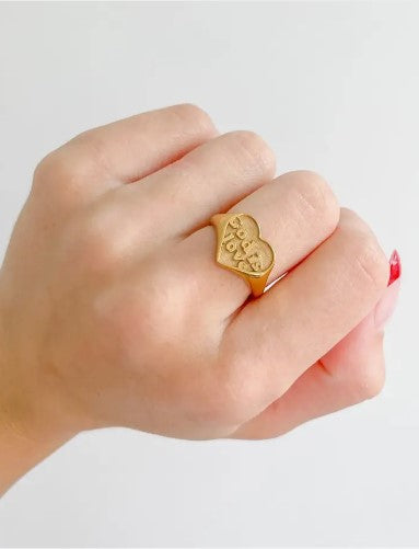 God Is Love Ring