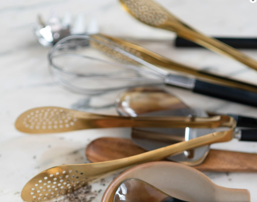 Gold Tongs