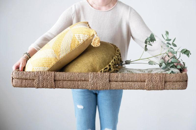 Hand-Woven Bankuan Try w/ Handles