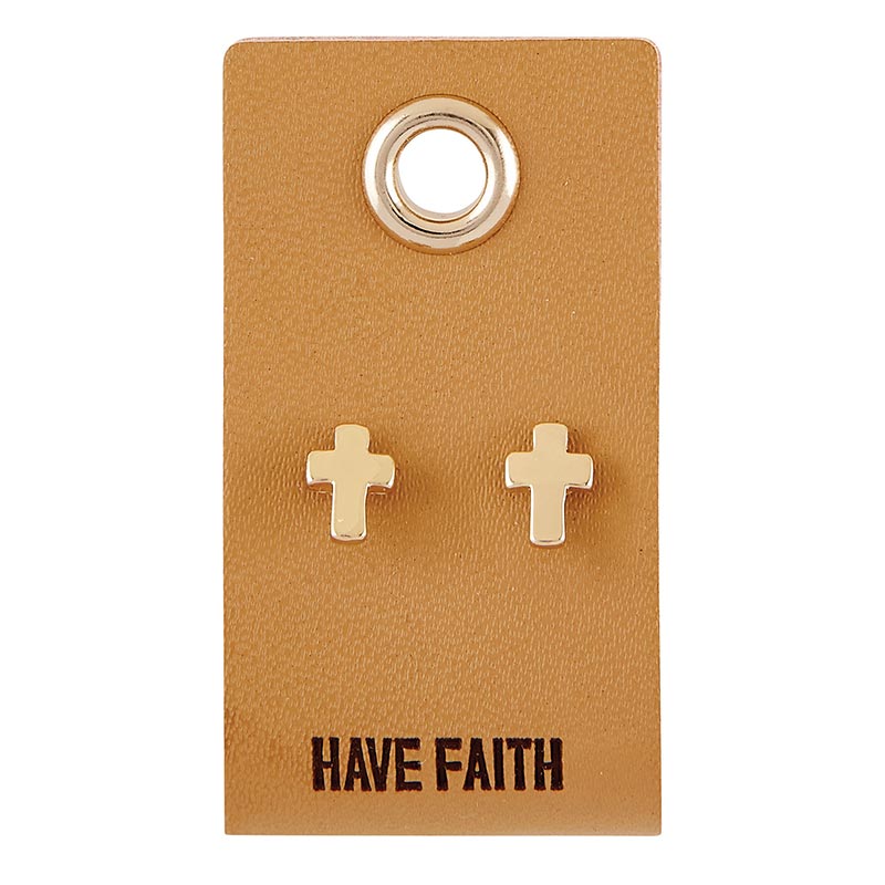 Leather Tag Earring Collection