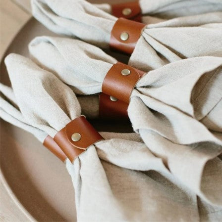 Leather Napkin Rings