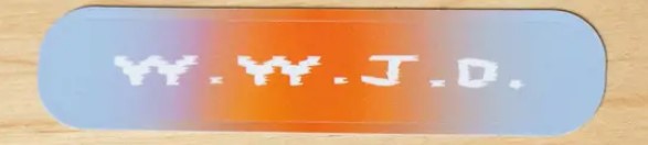 WWJD Sticker