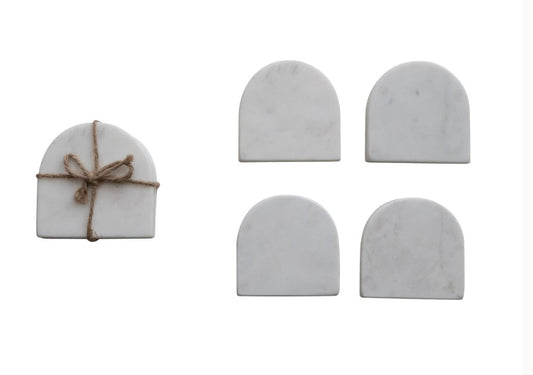 Arched Marble Coasters