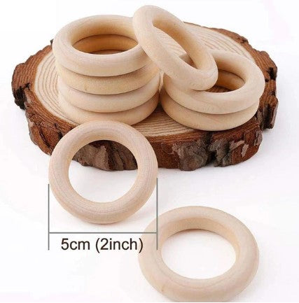 Modern Natural Farmhouse Napkin Rings