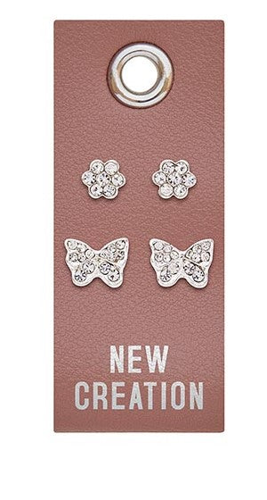 Leather Tag Earring Collection
