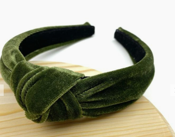 Velvet Knotted Headband