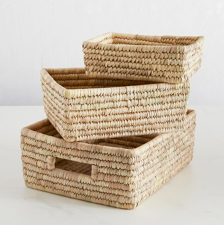 Rectangle Woven Baskets