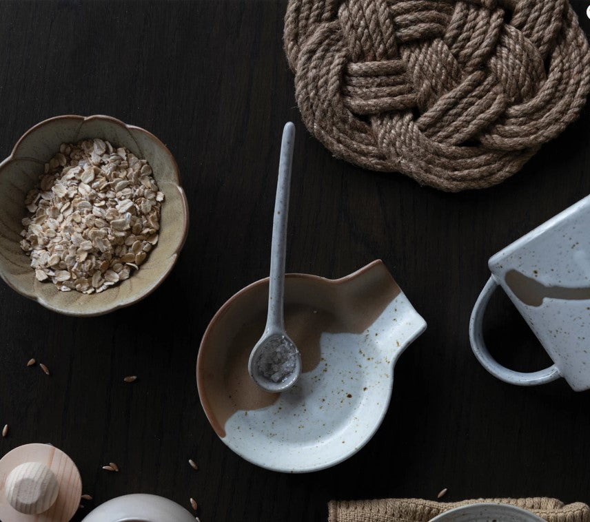 Stoneware Spoon Rest