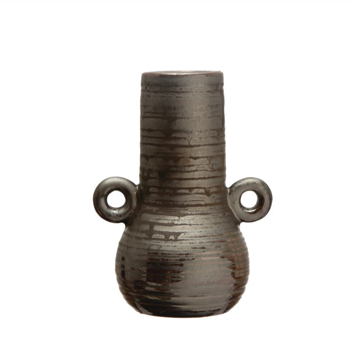 Stoneware Vase w/ Handles