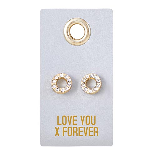 Leather Tag Earring Collection