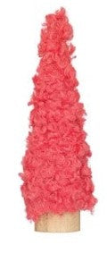 Mini Pink Fabric Trees