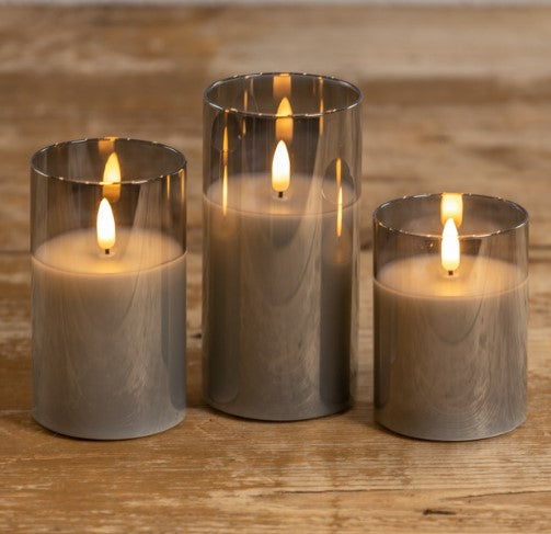 charcol LED candles