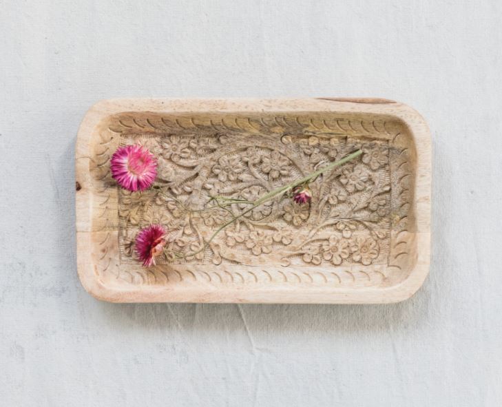 Hand-Carved Tray