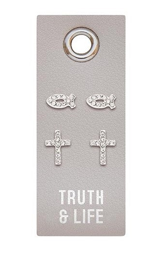 Leather Tag Earring Collection