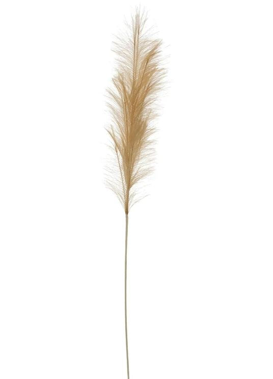 48" Faux Pampas Grass Plume