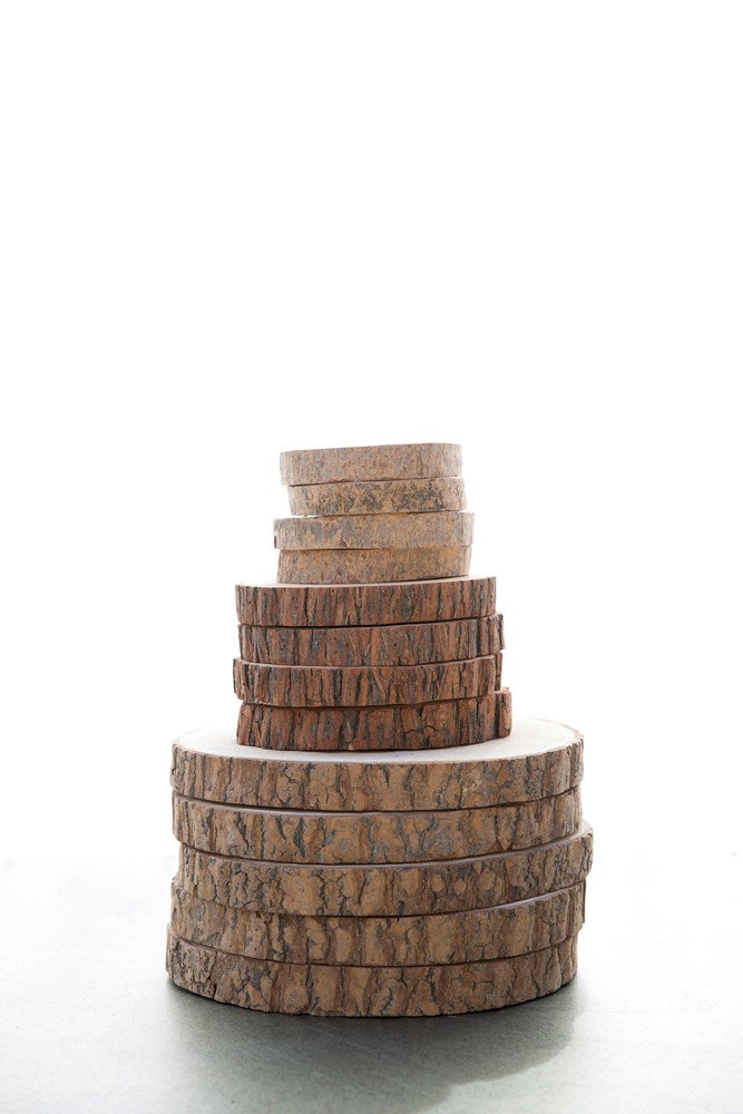 12-3/4" Round Paulownia Wood Slice