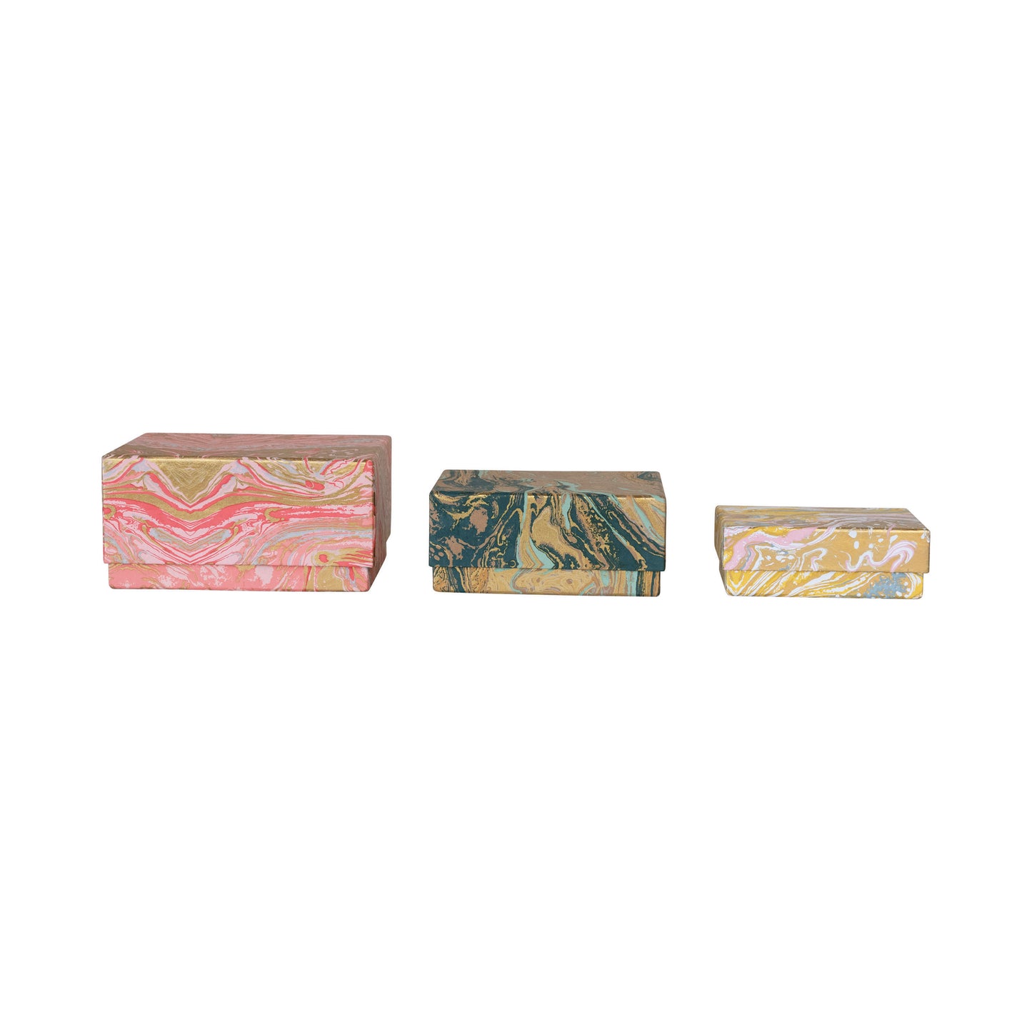 Marbeled gift boxes