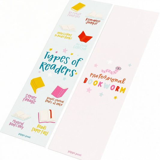 Types of Readers Bookmark Set
