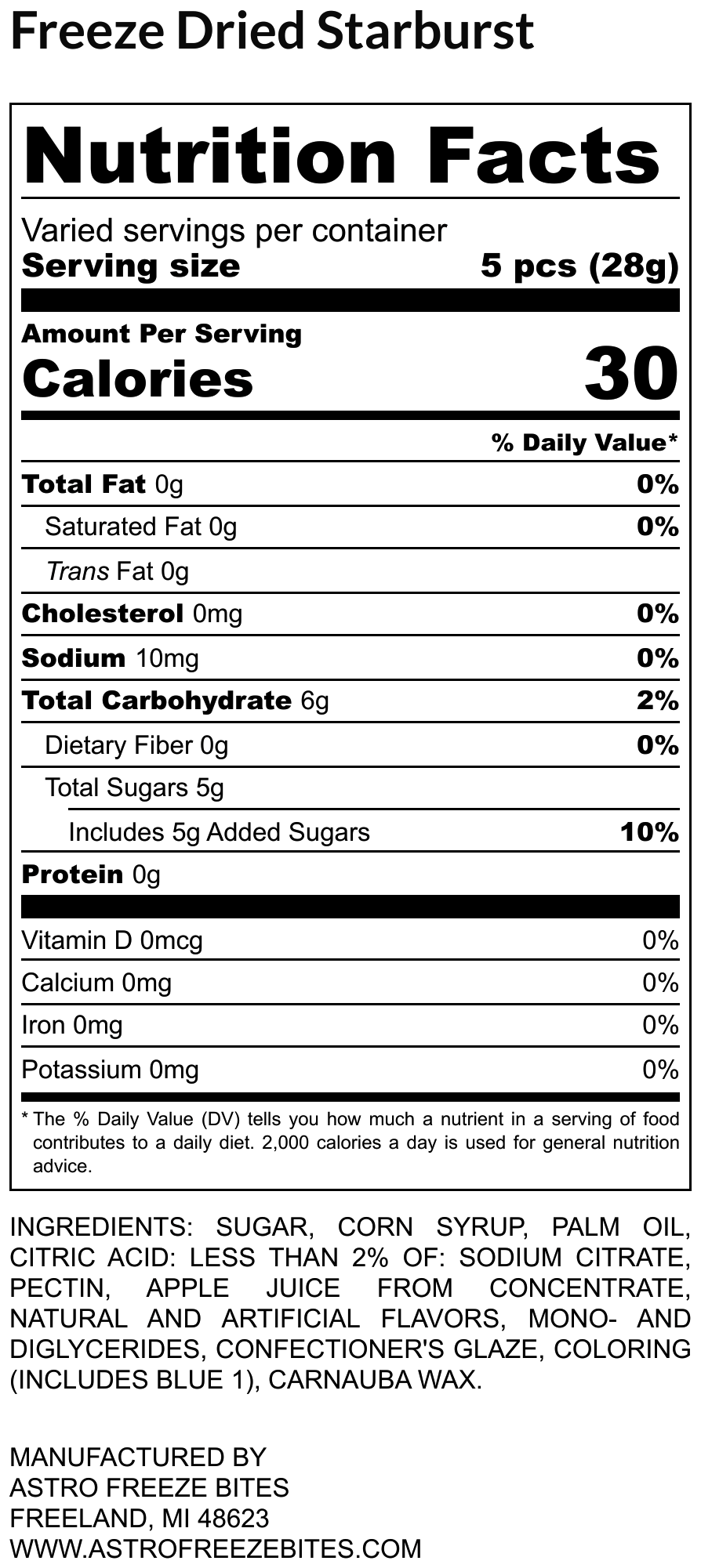 Freeze Dried Starburst