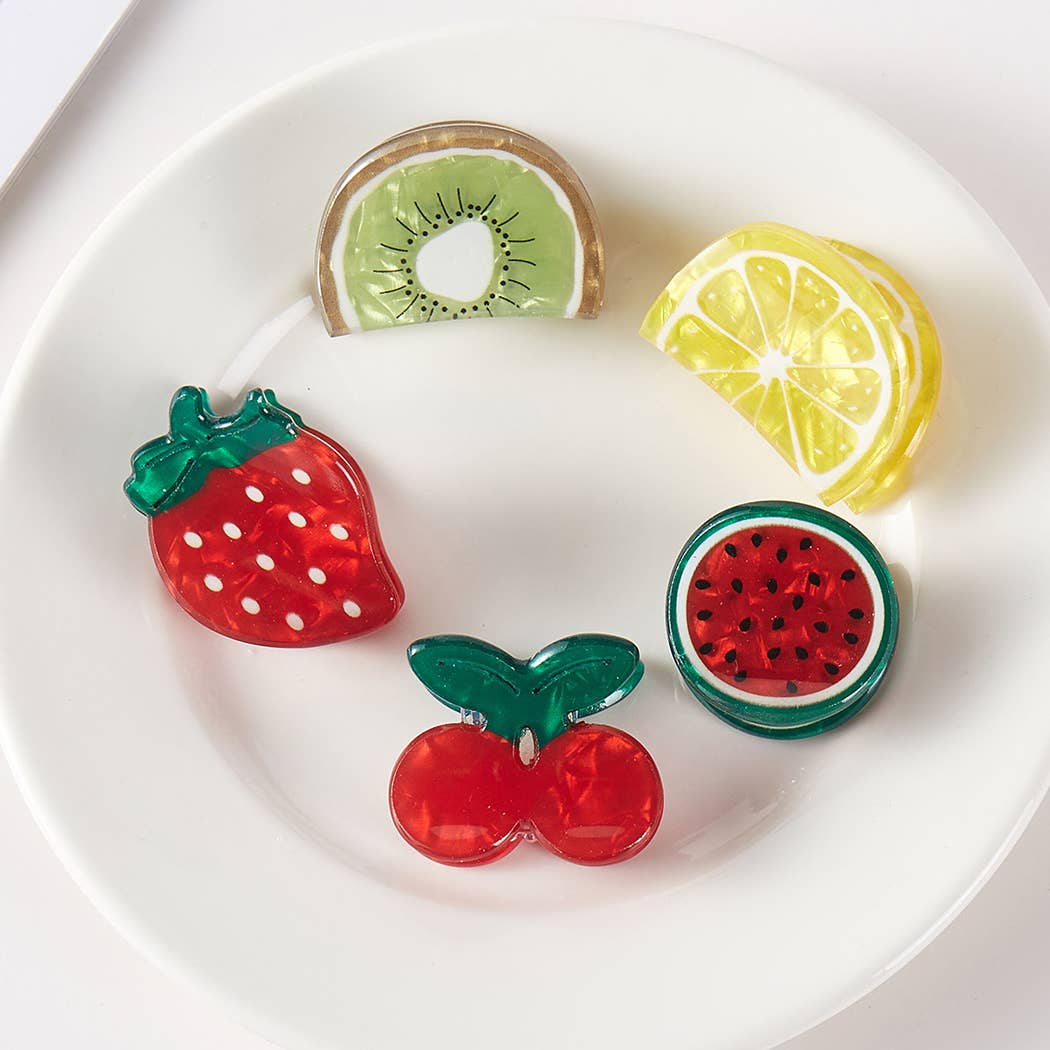 Fruit Mini Claw Clip Set
