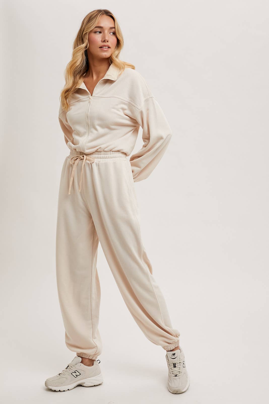 Delaney Half Zip Jumpsuit