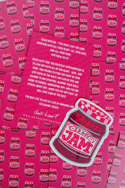 Jesus Is My Jam Sticker