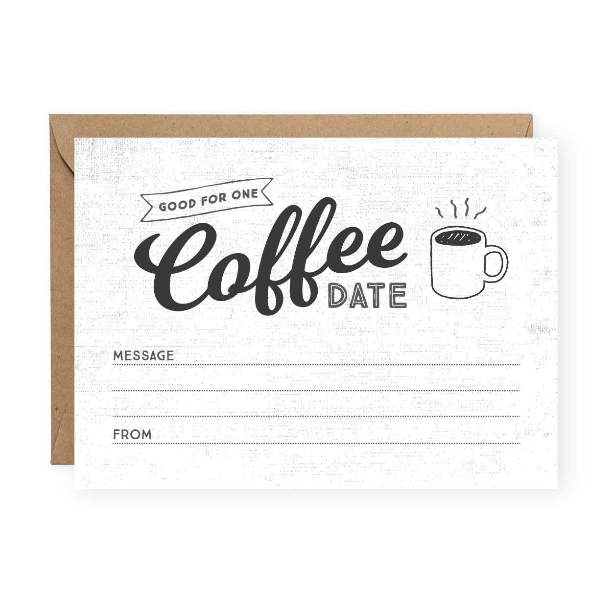 Coffee Date Greeting Card