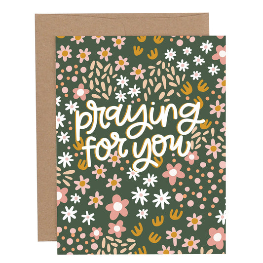 Praying For You Greeting Card