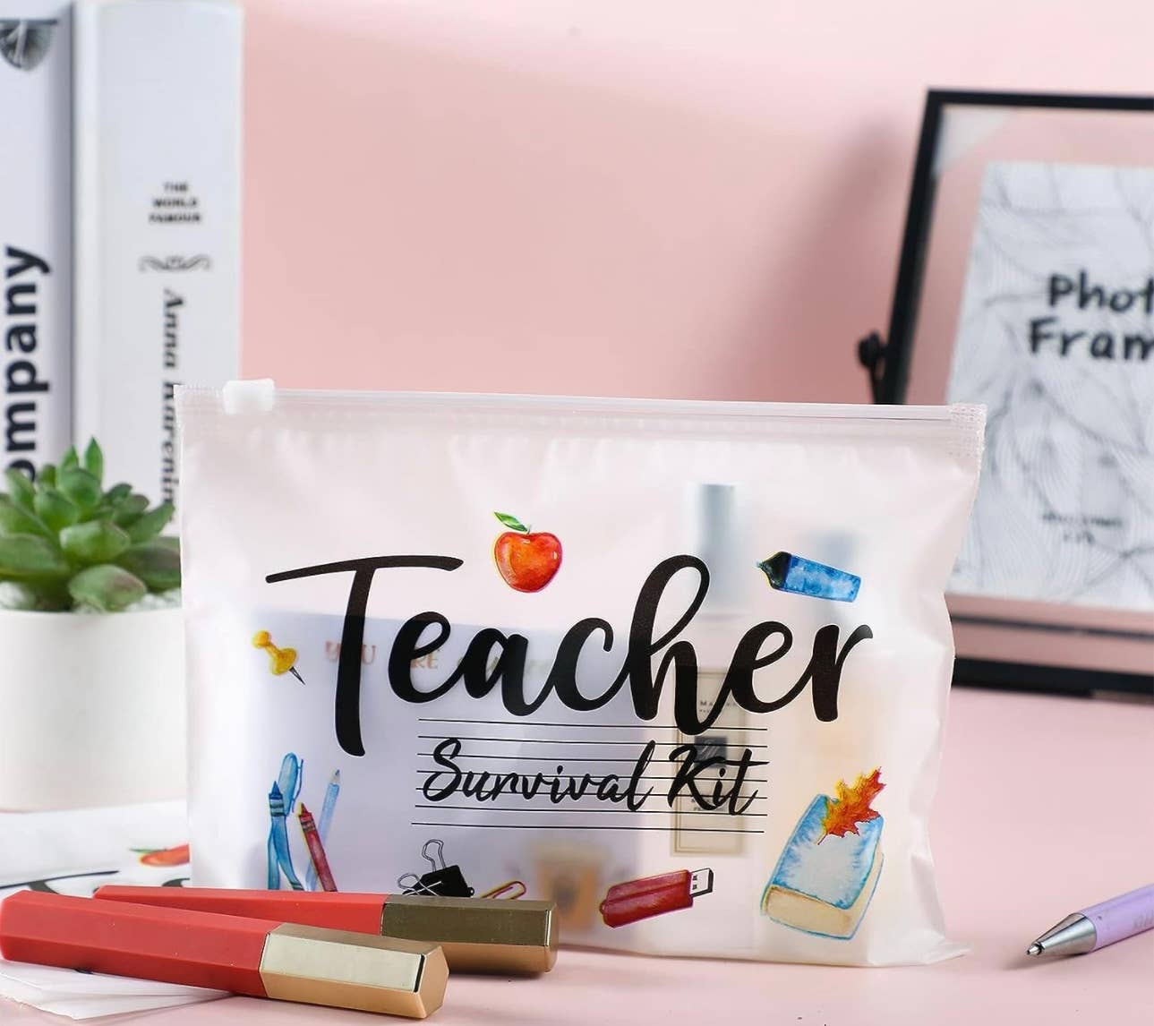 Teacher Waterproof Cosmetic Bags