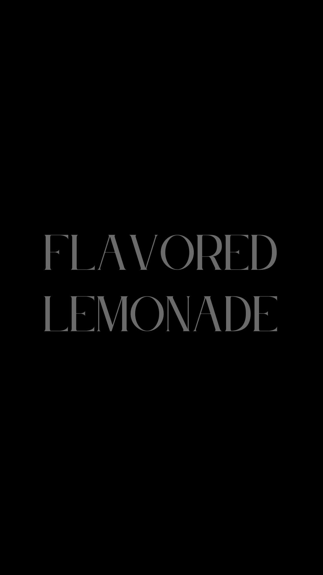 Flavored Lemonade