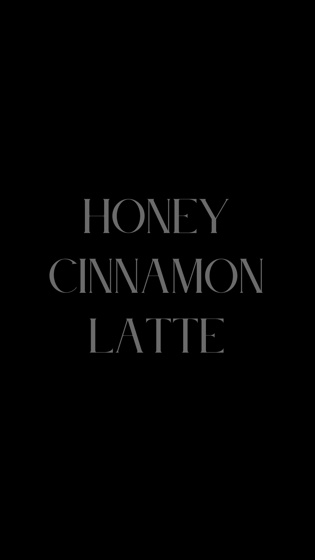 Honey Cinnamon Latte