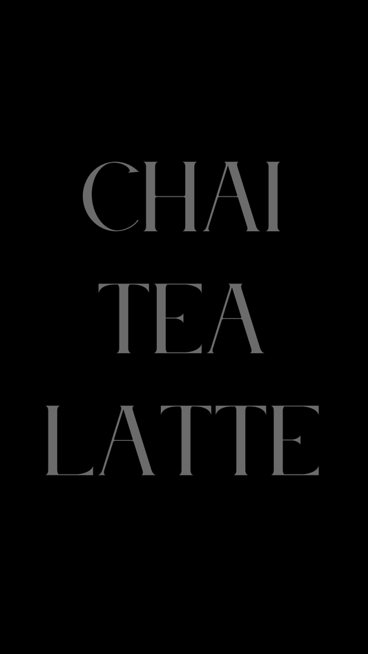 Chai Tea Latte