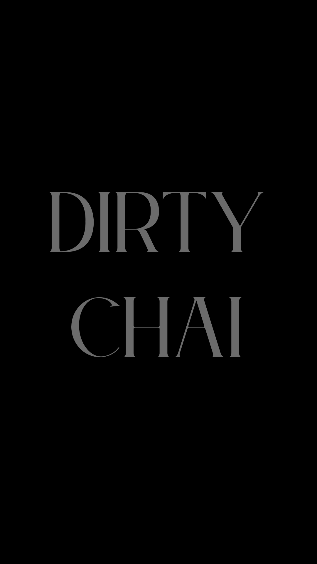 Dirty Chai