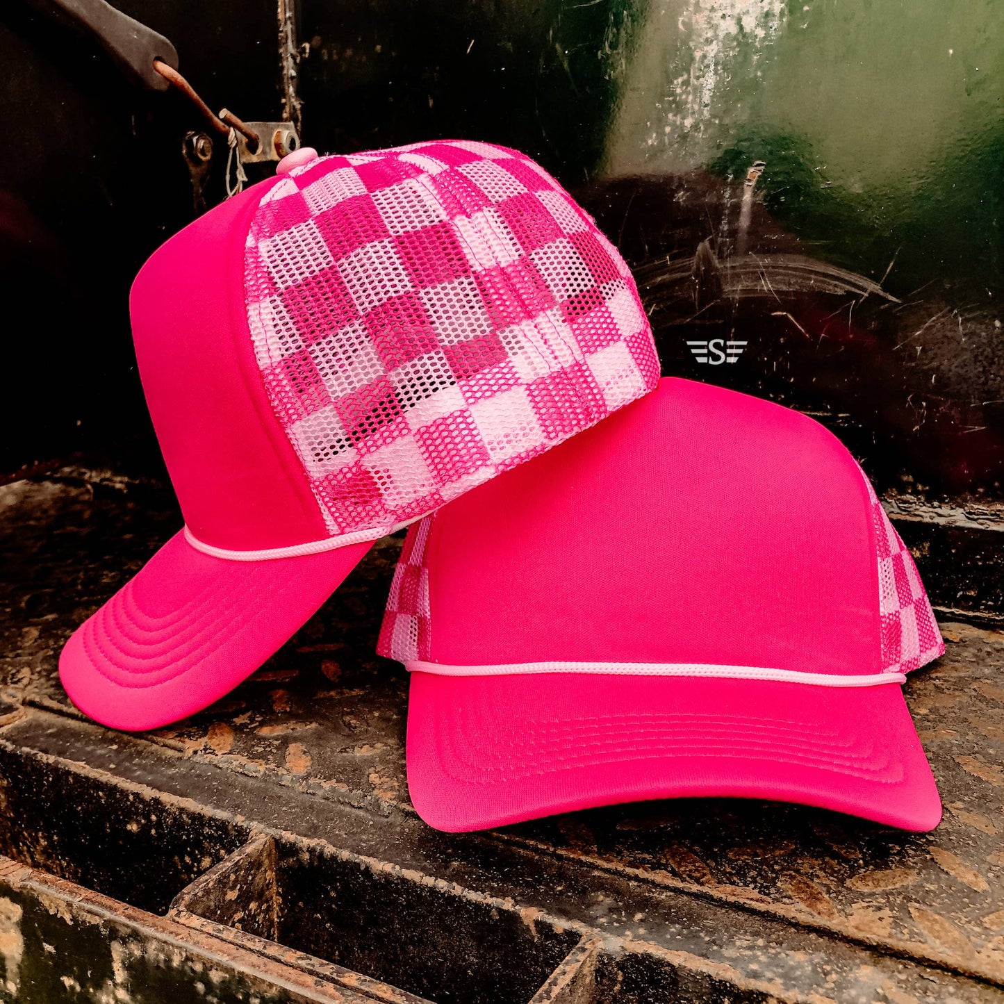 Checkered Trucker Hats