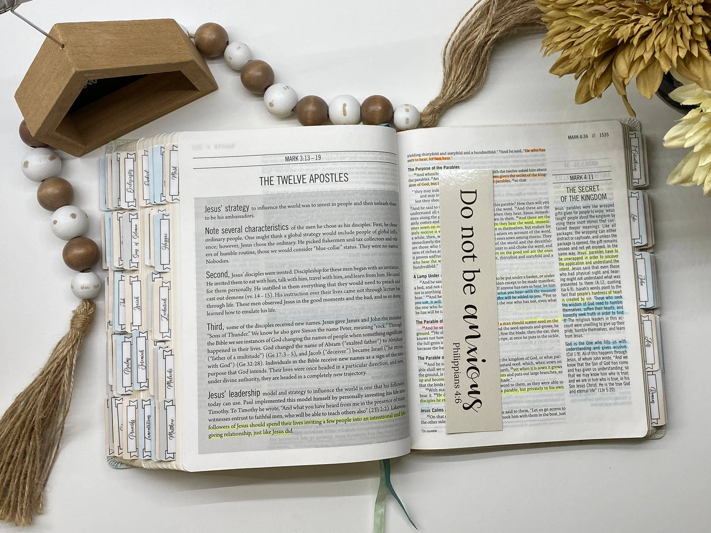 Calming Scripture Bookmark