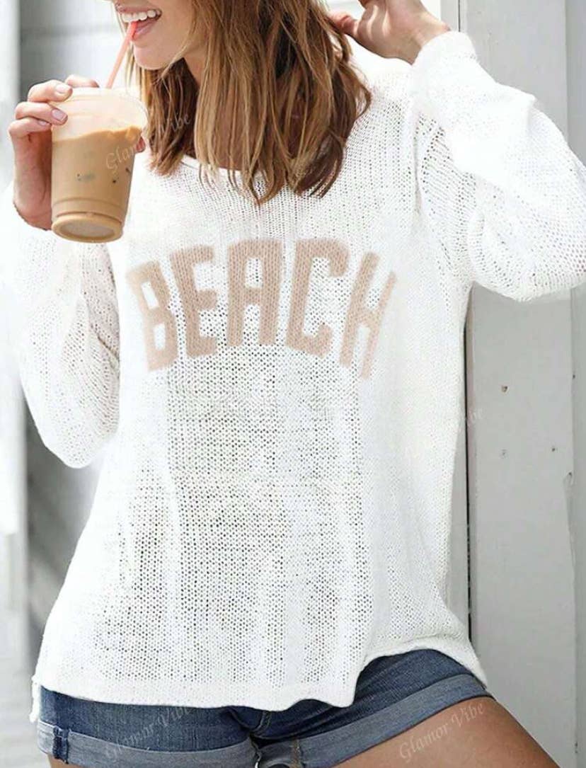 Beach Knitted Top