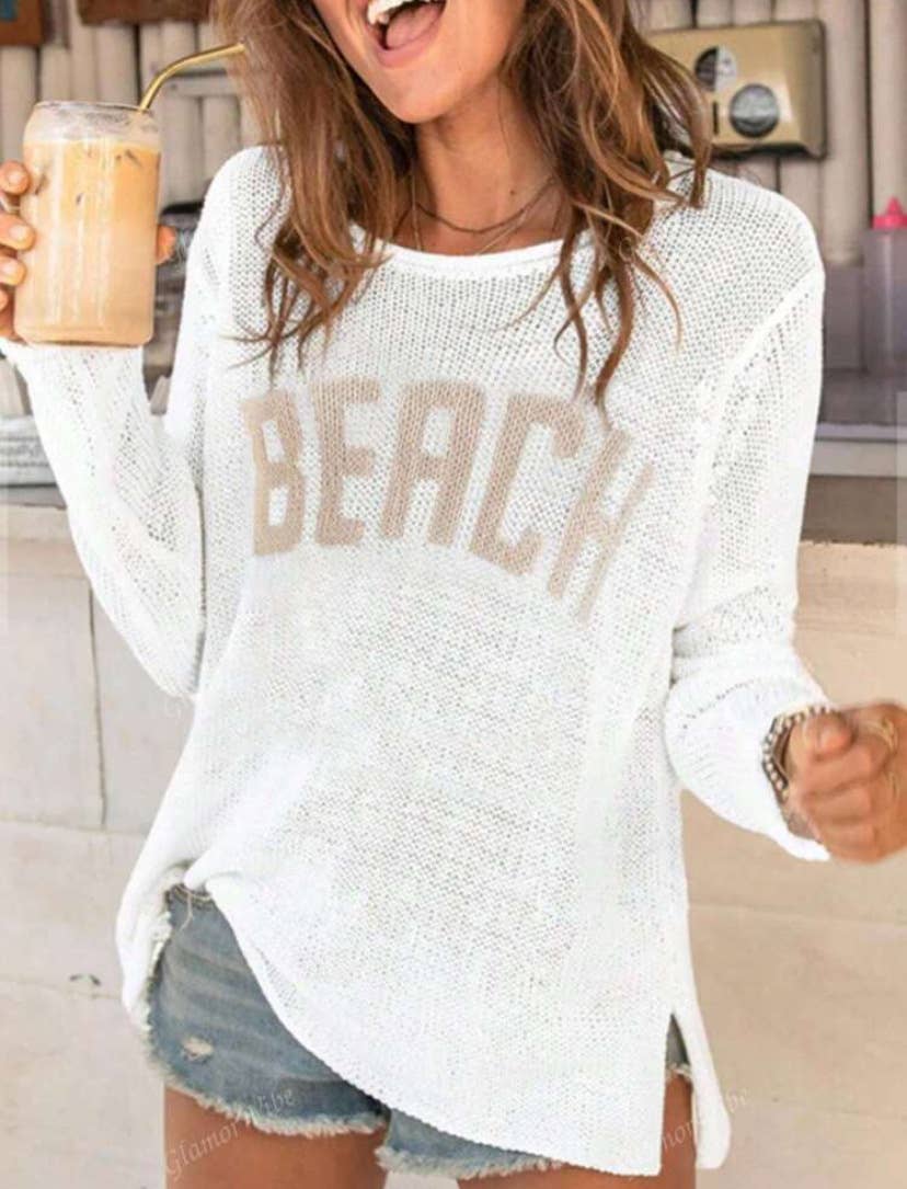 Beach Knitted Top