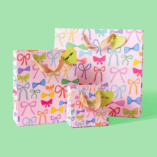 Gift Bags with Colorful Bows