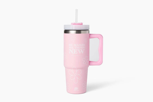 All Things New Flower Tumbler