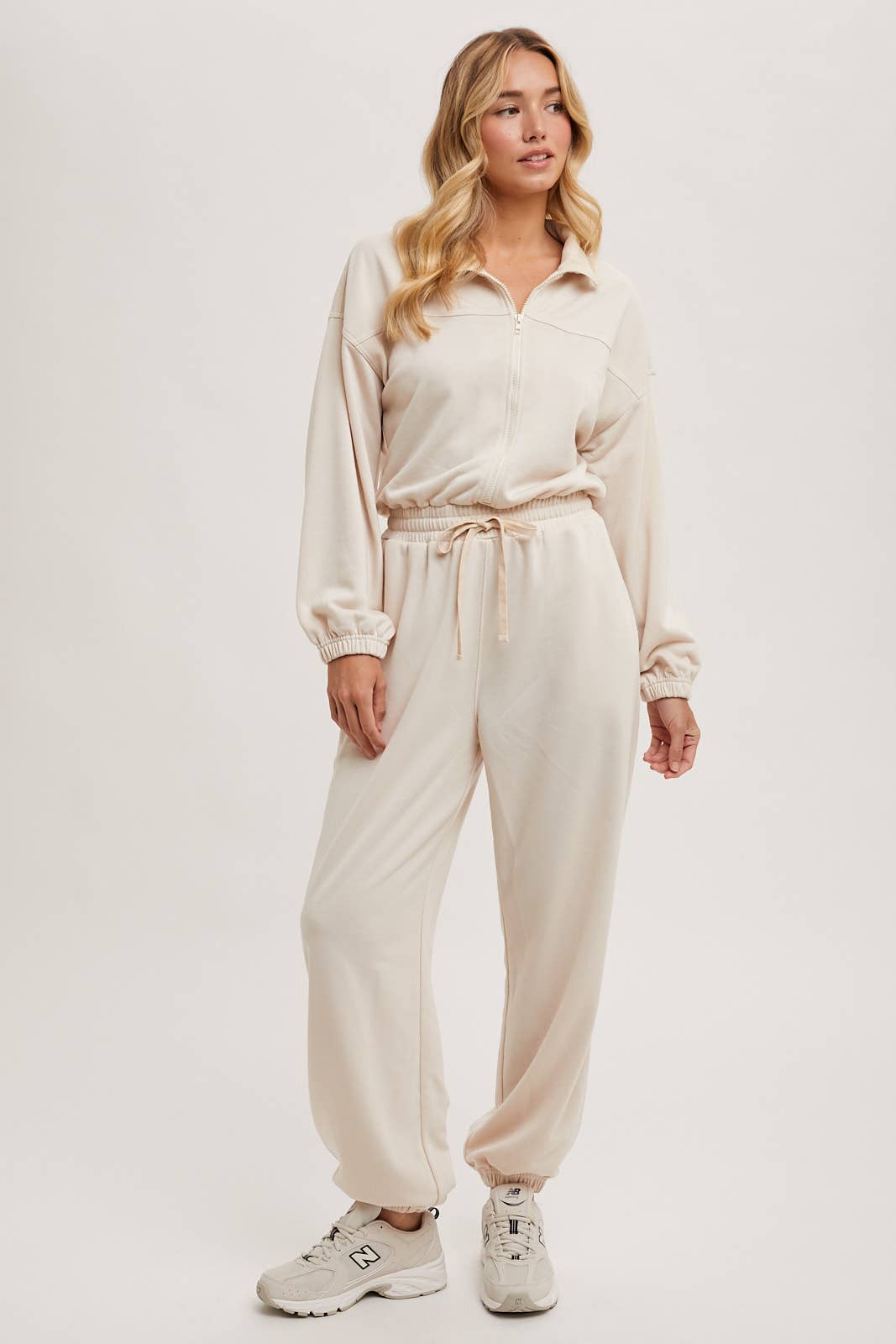 Delaney Half Zip Jumpsuit