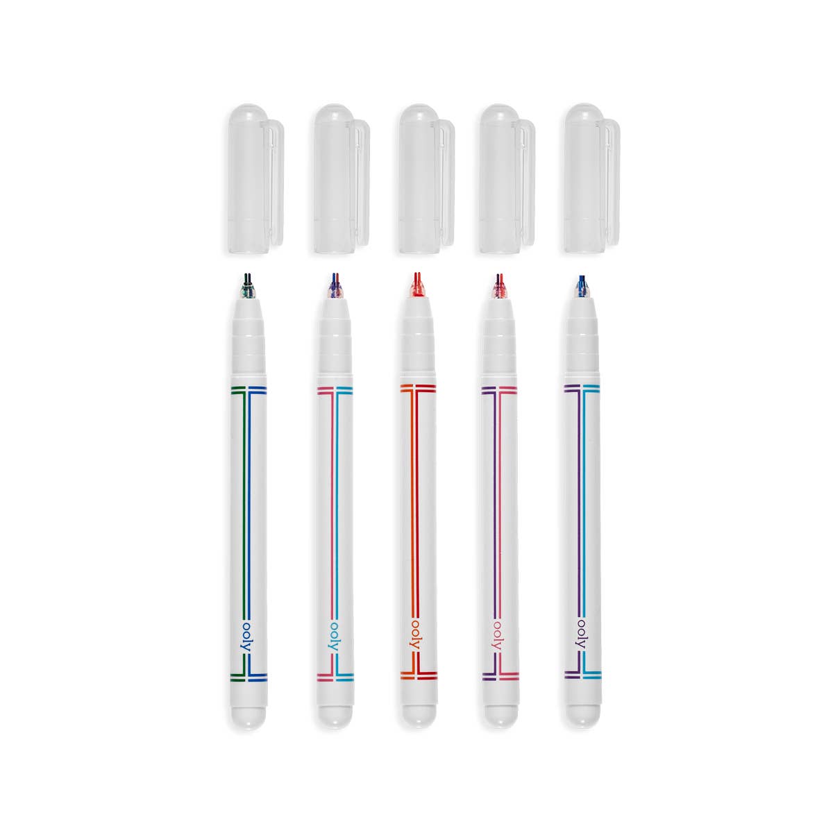 Seeing Double Fine Felt DoubleTip Markers - Set of 5 / 10 Co