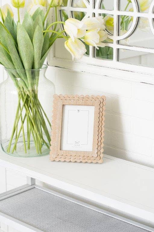 Scalloped Wood Frames