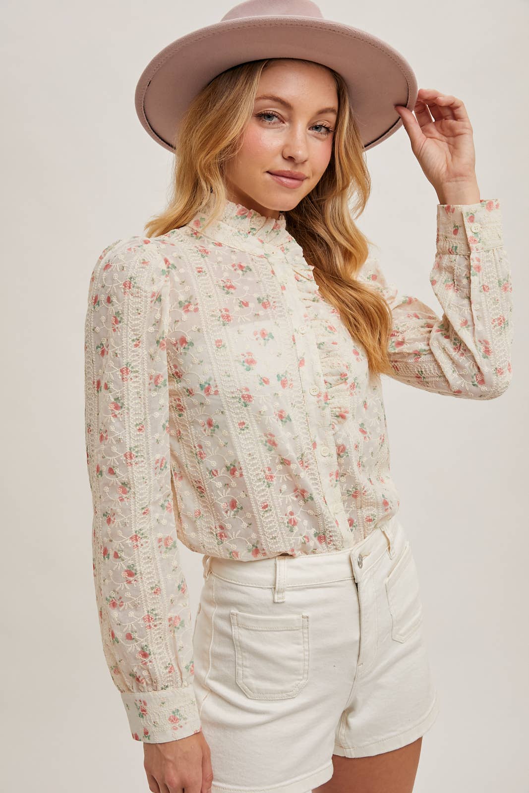 Floral Button Down